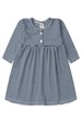 Vestido Manga Longa Bebe Menina -Marinho- Ame Kids
