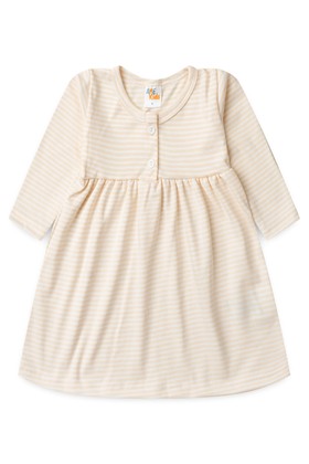 Vestido Manga Longa Bebe Menina -Off- Ame Kids