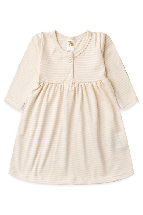 Vestido Manga Longa Bebe Menina -Off- Ame Kids