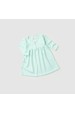 Vestido Manga Longa Bebe Menina -Verde Bebe- Ame Kids