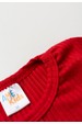 Conjunto Bata e Calça Bubble Menina - Vermelho e Branco - Ame Kids