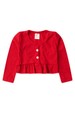 Conjunto Bata e Calça Bubble Menina - Vermelho e Branco - Ame Kids