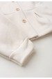 Conjunto Infantil Bebê Blusa Manga Longa e Calça Moletom - Off-White - Ame Kids
