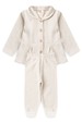 Conjunto Infantil Bebê Blusa Manga Longa e Calça Moletom - Off-White - Ame Kids