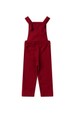 Conjunto Infantil Jardineira Longa e Blusa Ml - Bordo- Ame Kids
