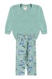 Conjunto Bebê Infantil Casaco de Moleton e Calça Térmica Sublimada - Verde - Ame Kids
