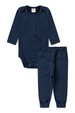 Conjunto Body e Calça Térmica - Azul Marinho - Ame Kids