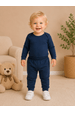 Conjunto Body e Calça Térmica - Azul Marinho - Ame Kids