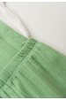 Conjunto Infantil Jardineira Longa e Blusa Ml -Verde- Ame Kids