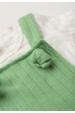 Conjunto Infantil Jardineira Longa e Blusa Ml -Verde- Ame Kids