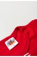 Conjunto Infantil Bebê Meia Estação Blusa Lisa e Calça Listrada - Vermelho - Ame Kids