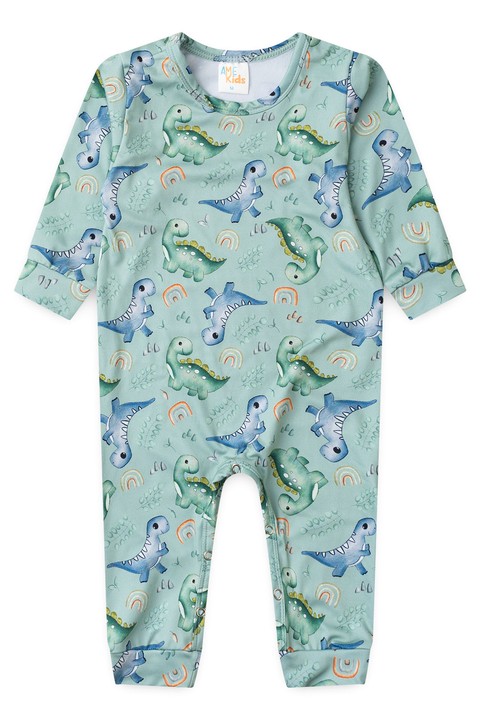 Macacão Infantil Bebê Térmico Longo - Verde - Ame Kids