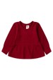 Conjunto Bebe Infantil Bata e Calça Canelado Dubai - Bordô - Ame Kids