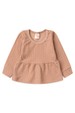 Conjunto Bebe Infantil Bata e Calça Canelado Dubai - Castanho - Ame Kids