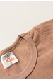 Conjunto Bebe Infantil Bata e Calça Canelado Dubai - Castanho - Ame Kids