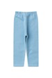 Conjunto Blusa Manga Longa e Calça de Moleton com Aplique Interativo - Azul Bebê - Ame Kids