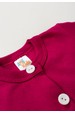 Conjunto Blusa Manga Longa e Calça de Moleton com Pregas e Botões - Pink - Ame Kids