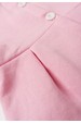 Conjunto Blusa Manga Longa e Calça de Moleton com Pregas e Botões - Rosa - Ame Kids