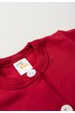 Conjunto Blusa Manga Longa e Calça de Moleton com Pregas e Botões - Vermelho - Ame Kids