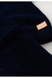 Conjunto Blusa e Calça Bouclé  com Aplique e Capuz - Azul Marinho - Ame Kids