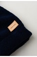 Conjunto Blusa e Calça Bouclé  com Aplique e Capuz - Azul Marinho - Ame Kids
