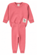Conjunto Infantil Bebê Blusa Manga Longa e Calça Moletom - Rose - Ame Kids