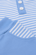 Conjunto Infantil Bebê Meia Estação Blusa Listrada e Calça Menino - Azul Bebe  - Ame Kids