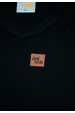 Conjunto Body Canelado Curto Menino - Preto - Ame Kids