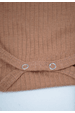 Conjunto Body Canelado Menina - Doce de Leite - Ame Kids