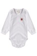 Conjunto Body Canelado Menino - Branco - Ame Kids
