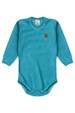 Conjunto Body Canelado Menino - Ciano - Ame Kids