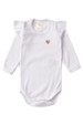 Conjunto Body Canelado Menina - Branco - Ame Kids