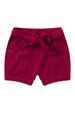 Conjunto Body Canelado Curto Menina - Bordô - Ame Kids