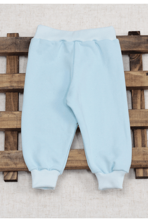 Calça de Moletom Infantil Unissex - Azul Bebê - Ame Kids