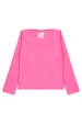 Blusa Canelada Manga Longa - Pink - Ame Kids