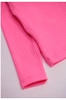 Blusa Canelada Manga Longa - Pink - Ame Kids