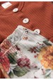 Conjunto Bata e Calça Canelado Bebê - Terra - Ame Kids