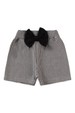 Conjunto Body Canelado - Preto / Pied de Poule - Ame Kids