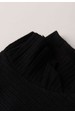 Conjunto Body Canelado - Preto / Pied de Poule - Ame Kids