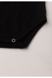 Conjunto Body Canelado - Preto / Pied de Poule - Ame Kids