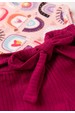 Conjunto Body Canelado Curto Menina - Arco íris - Ame Kids