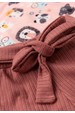 Conjunto Body Canelado Curto Menina - Safari Conjuntinho - Ame Kids