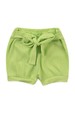 Conjunto Body Canelado Curto Menina - Verde Limão - Ame Kids