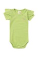 Conjunto Body Canelado Curto Menina - Verde Limão - Ame Kids