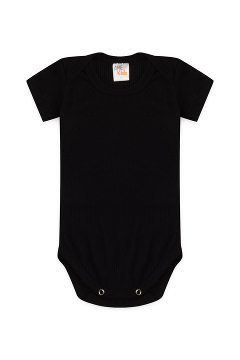 Conjunto Canelado Light Curto - Preto - Ame Kids