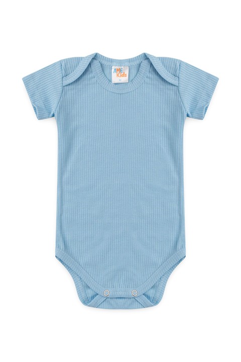 Conjunto Canelado Light Curto - Azul Bebê - Ame Kids