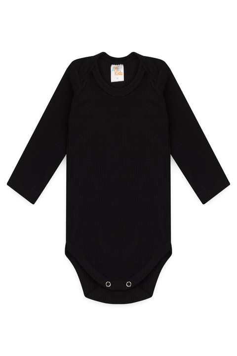 Conjunto Canelado Light Longo - Preto - Ame Kids