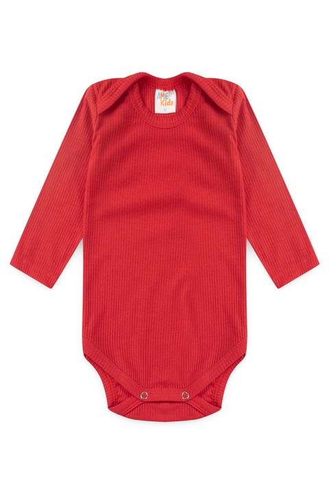 Conjunto Canelado Light Longo - Vermelho - Ame Kids