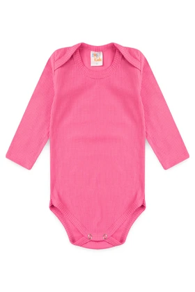Conjunto Canelado Light Longo - Rosa Barbie - Ame Kids