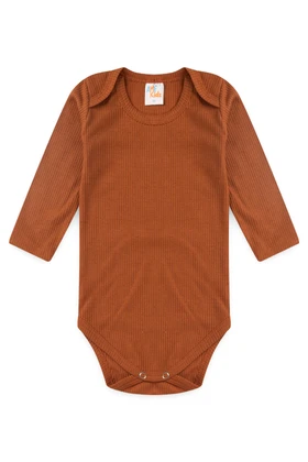 Conjunto Canelado Light Longo - Avelã - Ame Kids